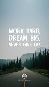Work Hard Dream Big Never Give Up Inspirational Quotes Wallpapers Hd Wallpaper Quotes Best Quotes Wallpapers