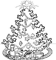 Electric Train Under A Christmas Tree Coloring Page Tree Coloring Page Christmas Tree Coloring Page Coloring Pages