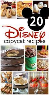 20 Disney Copycat Recipes You Can Make At Home Have Only Been To Disneyland A Few Times And Can T Remember Any Of T Copycat Recipes Recipes Restaurant Recipes