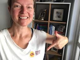 The wonderful Kate Howarth doing her bit for her old team... Love you and  THANK YOU 💕Looking fit and way too fresh after our Online Energise Through  Exercise for Cancer Relief Sunday