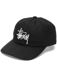 Stussy Contrast Logo Baseball Cap Farfetch Baseball Cap Stussy Cap