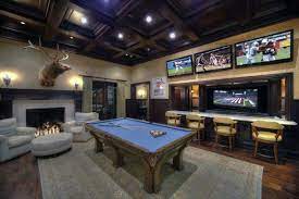 60 Game Room Ideas For Men Cool Home Entertainment Designs Game Room Bar Game Room Home Entertainment