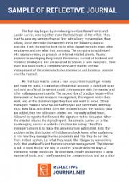 In this regard, reflective essays are a lot like the other types of essays too. I Need An Example Of A Reflective Journal 100 000 Ready Made Designs Docs Templates To Start Run And Grow Your Business