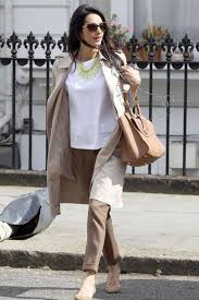 Amal's zebra printed bag is by totally tala (tala alamuddin) all pictures via soos Amal Clooney Style Her Best Fashion Looks Glamour Uk