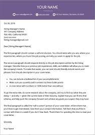 50 Microsoft Word Cover Letter Templates To Download For Free