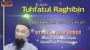 We did not find results for: Siri 07 Pengajian Kitab Tuhfatul Raghibin Ustaz Azhar Idrus Neotizen News