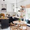 Tiles with repeated patterns are very popular and mid century modern kitchen island. 3