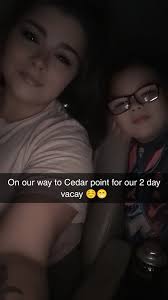 Celebrating 9th birthday at Cedar Point