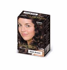 • a strong rich brown sets the base while delicate walnut & coffee notes dance on the highlights. Impression Henna Hair Color Dark Brown
