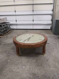 Howard miller chaplin grandfather floor clock 615 070 615070 for. Vintage Howard Miller Clock Face Cocktail Table Antiques Construction Hardware Clean Out Howard Miller Eames Stlye Chair Stained Glass Equip Bid