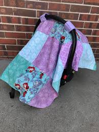 Little Mermaid Carseat Cover By Savannahmariedesign On Etsy Https Www Etsy Com Listing 506101784 Little Mermaid Carse Carseat Cover Car Seats Baby Protection