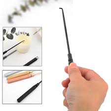 2 buah/Set Kit alat perawatan lilin baja tahan karat pemangkas sumbu  gunting Snuffer gunting antik emas perak hitam multifungsi