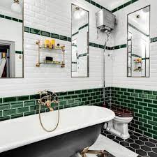 Just like other glass subway tiles that we have, there is also a wide range of color choices on this category with a green. 75 Beautiful Victorian Green Tile Bathroom Pictures Ideas July 2021 Houzz