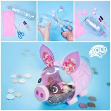 20 Modeles De Banques Pour Enfant Trop Amusantes A Bricoler Craft Bricolage A Base De Bouteilles Bricolage Enfant