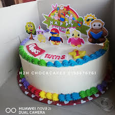Spongebob and friends pancake tribute remix video patrick gary and squidward baby tigertomato H2h Choc Cakes Didi And Friends Choc Moist Cake