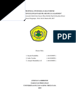 Proposal Studi Kelayakan Bisnis
