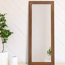 Free continental us shipping on orders over $75. Red Barrel Studio Everaldo Woodgrain Framed Beveled Full Length Mirror Reviews Wayfair