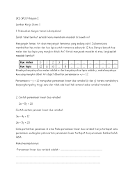 Soal 1 penyelesaian sistem persamaan 3x 2y 12 dan 5x y 7 adalah x p dan y q. Spldv Kelas 8 Kurikulum 2013 Masnurul