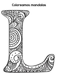 Abecedario De Mandalas Listas Para Colorear Orientacion Andujar Tienes una brocha, el cubo de pintura para rellenar espacios blancos enteros. abecedario de mandalas listas para