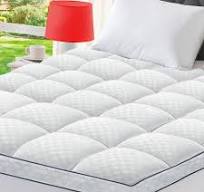 BedLuxury Extra Thick Cooling Mattress Cover Pad Polyester King Size Back  Pain Breathable Quilted Pillow Top Plush Soft with 8-21 Inch Deep Pocket