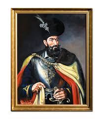 Mihai viteazul era înalt mult peste media vremii, fiind un adevărat uriaș pentru secolul său. Mihai Viteazul Pictura Ulei Pe Panza 80x60cm La Comanda
