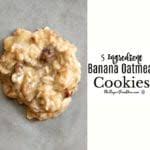 Search for diabetic oatmeal cookies. It Does Not Get Easier Than This 5 Ingredient Banana Oatmeal Cookies
