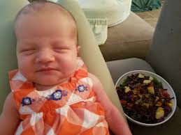 Soooperfood salad. Kale, green apple, kohlrabi, broccoli, grapes, fennel,  whole grain mustard, apple cider vinegar. And umami.