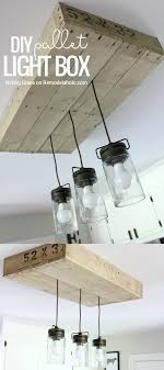 Remodelaholic How To Make A Pallet Wood Light Box