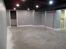 Painted basement with low ceilings. Basement The Never Ending House Renovations Basement Makeover Basement Remodeling Gray Basement