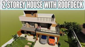 Imelda atendido's house #philippines #san_pedro_laguna #st_raymond_subdivision. House Design 2 Storey House With Roofdeck Youtube