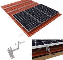 Solar clay tile roof mounts, side-mounted, SPC-RF-IK01-DR