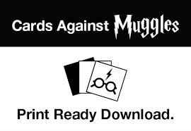 Get it as soon as mon, apr 5. Cards Against Muggles Make Your Own Set With This Pdf Link In Comments Harrypotter