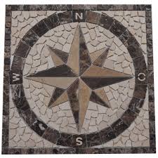 Check spelling or type a new query. Mosaik Rosone Windrose Kompass Aus Naturstein Topmosaik24 De