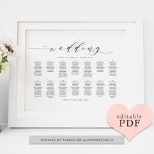 Incredible Diy Wedding Seating Chart Poster Template Ideas