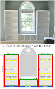 Diy Built In Bookshelves Window Seat Sand And Sisal Your living room is your own relaxing lounge place like you would find in a cafeteria.