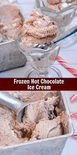 A Creamy Easy Ice Cream Recipe This One Means You Can Get Your Cocoa Fix All Year Long Wh Hot Chocolate Ice Cream Easy Ice Cream Recipe Frozen Hot Chocolate