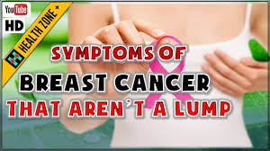It is one of many symptoms, so you should check for other signs or approach your doctor if you have concerns. 6 Symptoms Of Breast Cancer That Aren T A Lump Youtube
