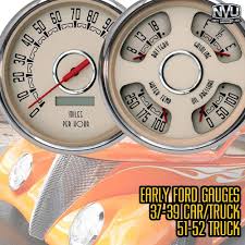 The fineness of knitted fabric: Early Ford Aftermarket Gauges Dash 37 39 And 51 52 F100 Custom Cars Jeep Cj6 Trucks