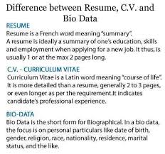 Perbedaan Resume Cv Dan Biodata Dosen Perbanas