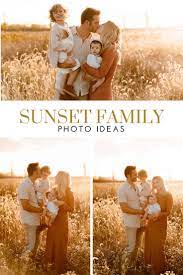 Adorable Sunset Family Photos Sunset Family Photos Cute Family Photos Family Photos With Baby