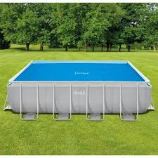 Intex Bache De Protection Pour Piscine Rectangulaire 488 X 244 Cm Aide A Garder L Eau De La Piscine Chaude Achat Vente Bache Couverture Bache De Prot Pour Piscine Cdiscount