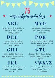 75 Unique Baby Boy Names From A To Z Babycenter Unique Baby Boy Names Uncommon Baby Boy Names Baby Boy Names