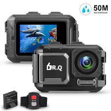 Dr Q Camera Sport 4k 16mp Wifi Ultra Haute Definition Camera Sport Sous Marine Etanche 50m Camera Sans Boitier Mise A Jour En 2018 Cam Camera Camescope Sport