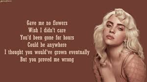 I initially watched it without sound 'cause i got a call. Billie Eilish Lost Cause Lyrics Youtube