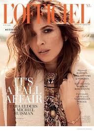 Tara Elders Stars in L'Officiel Netherlands October 2014 Cover Shoot