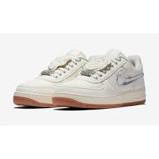 Und vermutlich macht genau das die schuhe so. Nike Air Force 1 X Travis Scott Sail Sail Sail Kostenloser Versand Spartoo De Schuhe Sneaker Low 150 00