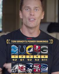verizon verizon TOM BRADY'S BRADY'S POWER RANKINGS סישעב หว 1 2 3 4 5 5-2  6-1 5-2 4-1-1 応 차요의 ឡ 5-2