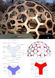 12 3 7m Dia Hex Dome Pattern Use 3 8 10mm Plywood Geodesic Dome Plans Geodesic Dome Dome House