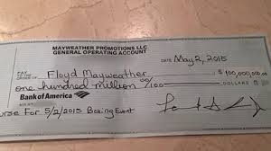 Here we will show you how to write and spell $100 using correct grammar on a check. Floyd Mayweather Jr Shares Photo Of 100 Million Check From 2015 Manny Pacquiao Fight Ktla