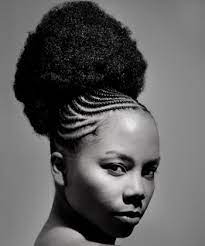 Cornrows Cornrows Up Do With Afro Puff A Gallery Cornrows Natural Hair Hair Puff Cornrows Braids For Black Women